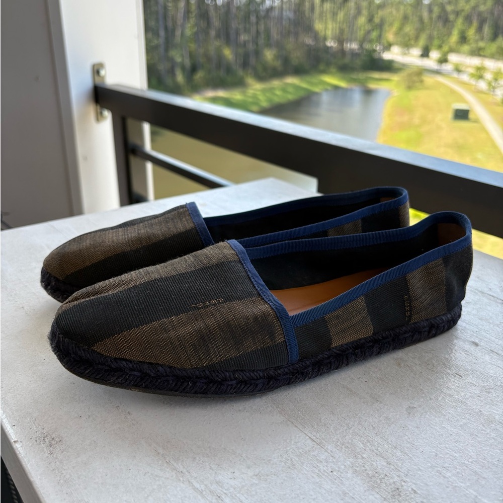 Fendi Women’s Espadrilles in Black and Brown